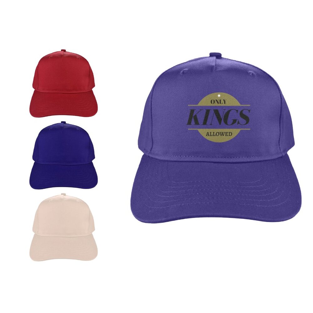 ONLY KINGS ALLOWED Inspired Theme Men Baseball Caps
